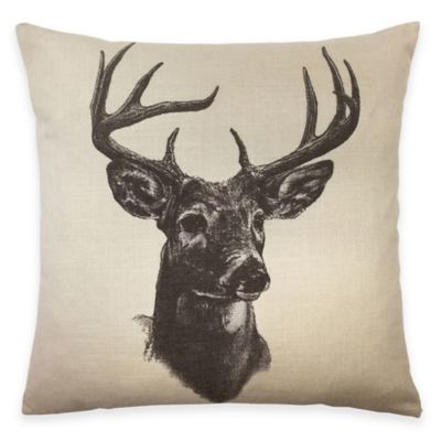 deer throw pillow