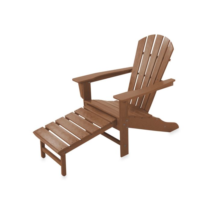polywood chair with ottoman