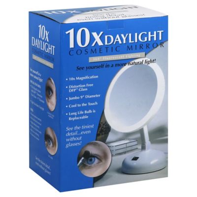 Floxite Daylight 10x Lighted Vanity Mirror