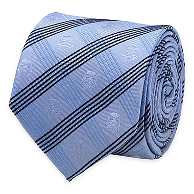 Star Wars&trade; Stormtrooper Tie in Blue Plaid. View a larger version of this product image.