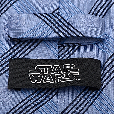 Star Wars&trade; Stormtrooper Tie in Blue Plaid. View a larger version of this product image.