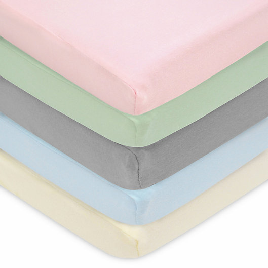 Alternate image 1 for TL Care® Cotton Jersey Fitted Playard Sheet