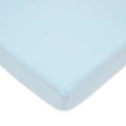 TL Care® Cotton Jersey Fitted Playard Sheet in Blue
