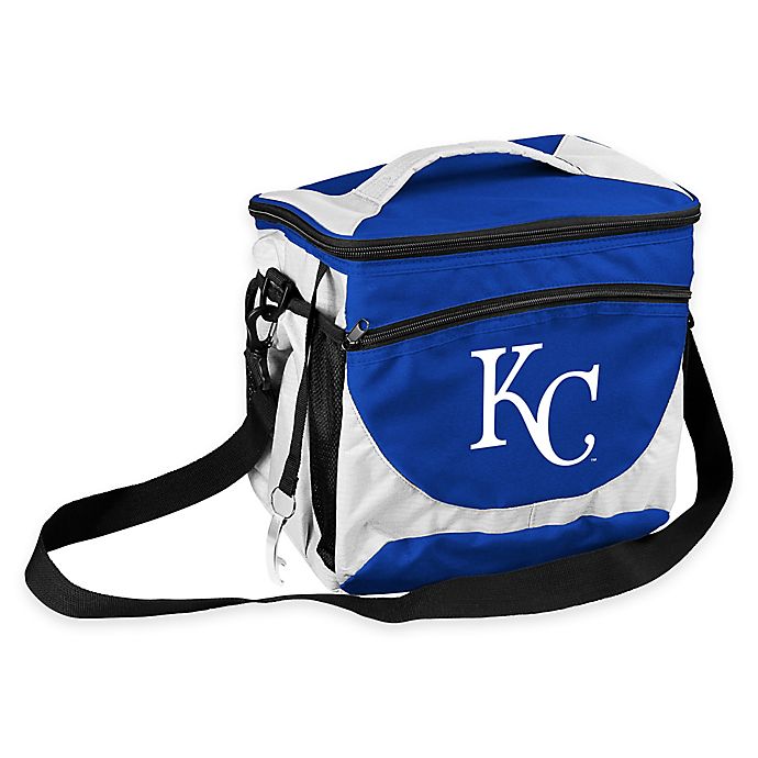 Alternate image 1 for MLB Kansas City Royals 24-Can Cooler Bag in White/Royal
