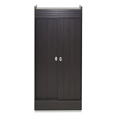 Baxton Studio Glidden 45-Inch Double Door Shoe-Rack Cabinet in Espresso. View a larger version of this product image.
