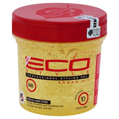 Eco Style 16 oz. Style Argan Oil Max Hold 10 Styling Gel Professional