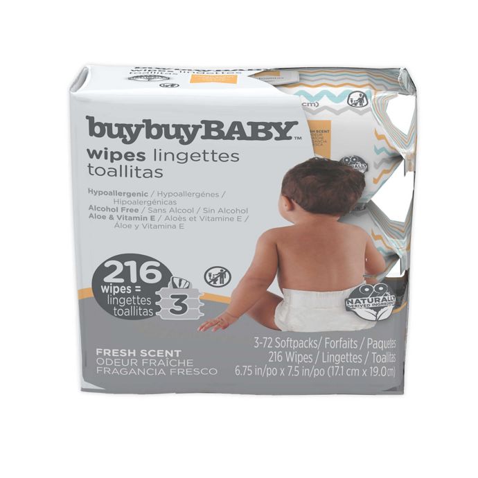 Buybuy Baby 3 Pack 72 Count Wipes In Fresh Scent Bed Bath Beyond