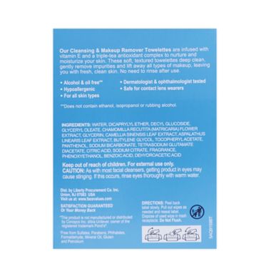 Harmon&reg; Face Values&trade; 75-Count Cleansing &amp; Makeup Remover Towelettes. View a larger version of this product image.