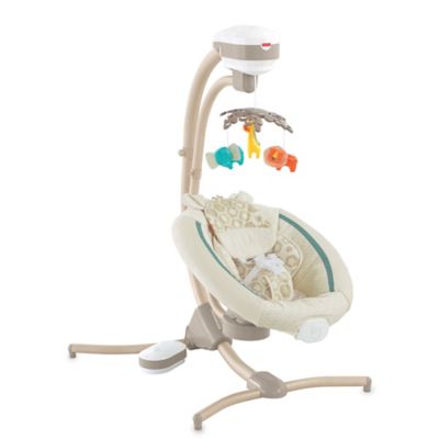 fisher price soothing savanna cradle n swing