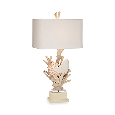 Kathy Ireland Home&reg; by Pacific Coast Lighting&reg; Hanauma Bay Table Lamp in Natural. View a larger version of this product image.