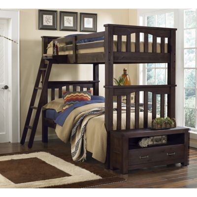 Hillsdale Kids and Teen Highlands Harper Twin/Twin Bunk Bed in Espresso