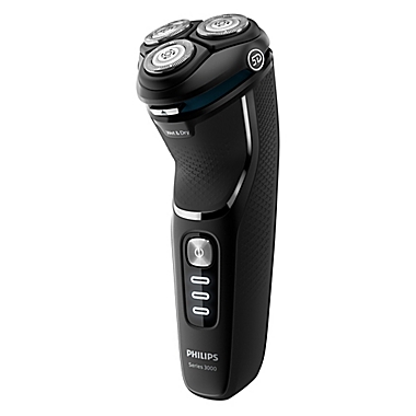 Philips Shaver Series 3000 Wet or Dry Electric Shaver in Black. View a larger version of this product image.
