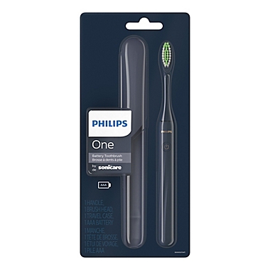 Philips One by Sonicare&reg;  Battery Toothbrush in Black. View a larger version of this product image.