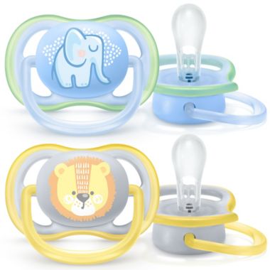 Philips Avent 0-6M 4-Pack Ultra Air Animal Pacifiers. View a larger version of this product image.