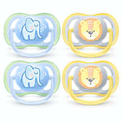 Philips Avent 0-6M 4-Pack Ultra Air Animal Pacifiers