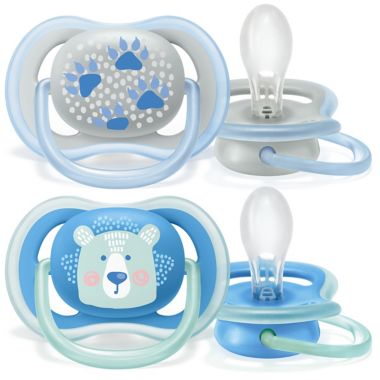 Philips Avent 6-18M 4-Pack Ultra Air Bear/Paw Pacifiers. View a larger version of this product image.