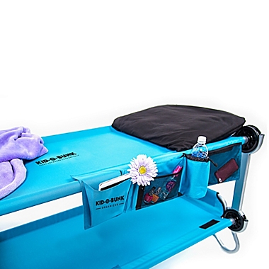 KID-O-BUNK by Disc-O-Bed with Organizers in Teal Blue. View a larger version of this product image.