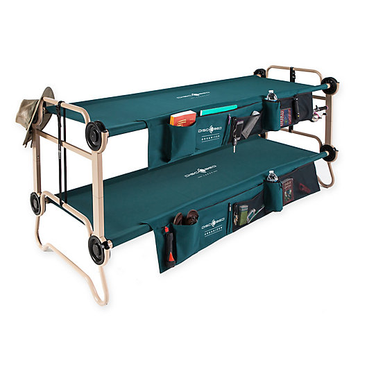 Alternate image 1 for Disc-O-Bed with Side Organizers in Green/Tan