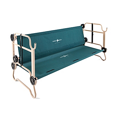 Disc-O-Bed with Side Organizers in Green/Tan. View a larger version of this product image.