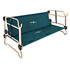 Alternate image 2 for Extra Large Disc-O-Bed with Side Organizers in Green/Tan