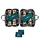 Alternate image 3 for Extra Large Disc-O-Bed with Side Organizers in Green/Tan