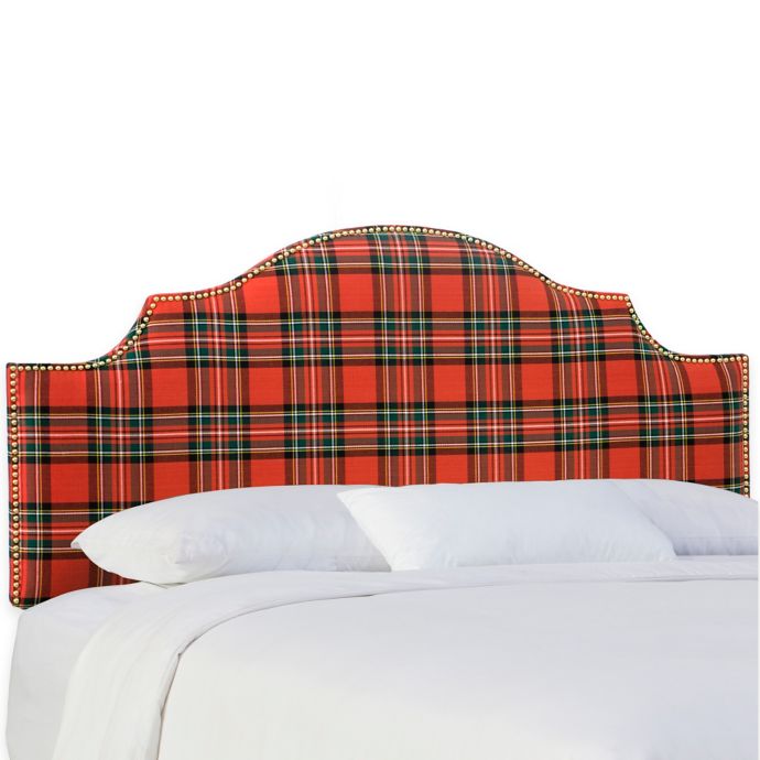 Skyline Furniture Sheffield Plaid Headboard Bed Bath Beyond