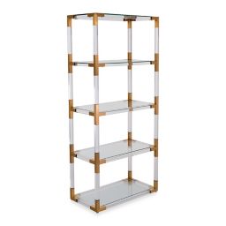 Safavieh Hayley Bookshelf in Bronze