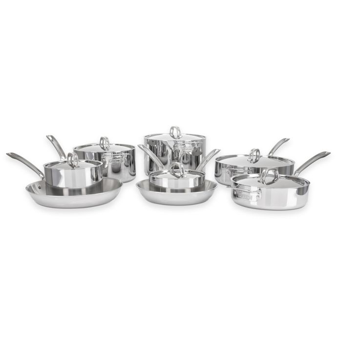 Viking® 3Ply Stainless Steel 14Piece Cookware Set Bed Bath & Beyond
