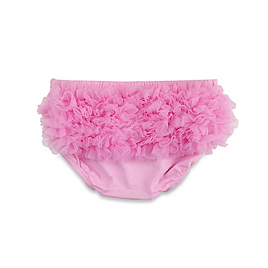 Ruffle Butts&reg; Ruffly Rumps&reg; Chiffon Knit Bloomer in Pink. View a larger version of this product image.