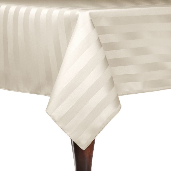 Poly Stripe Indoor/Outdoor Tablecloth Bed Bath & Beyond