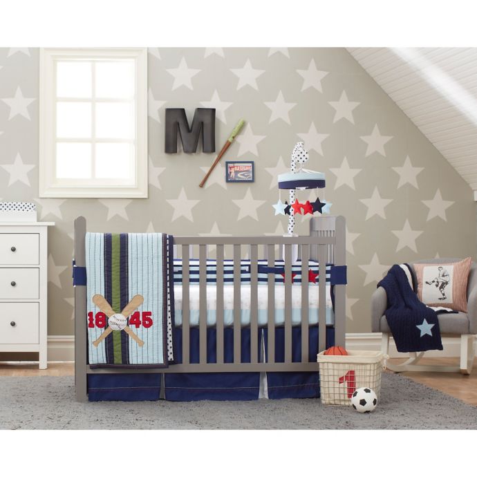 Just Born Vintage Sports Crib Bedding Collection Buybuy Baby