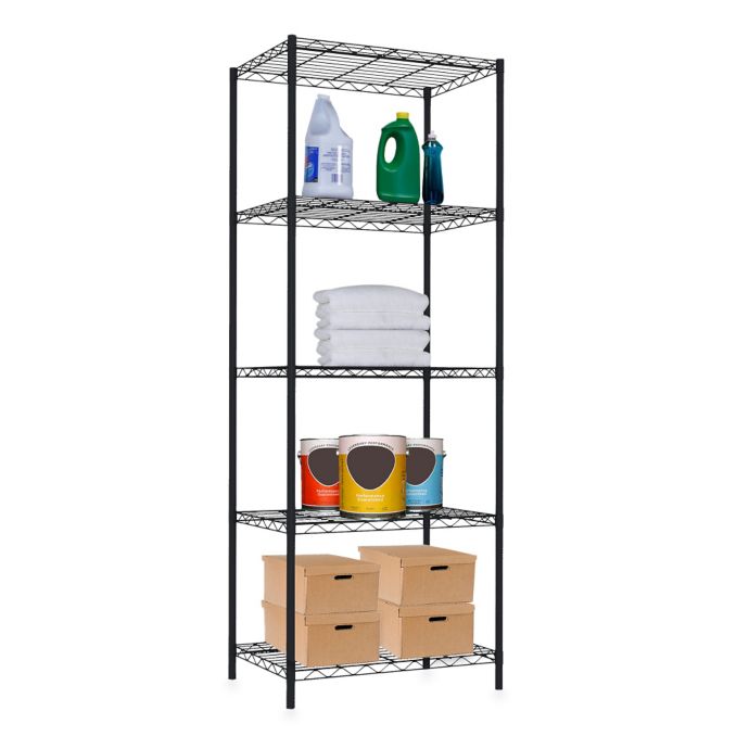 bed bath beyond wire shelving