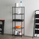 Alternate image 1 for Home Basics&reg; 5-Tier Wire Shelf in Black