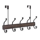 Alternate image 0 for home basics&reg; Over-the-Door 5-Hook Hanger in Bronze