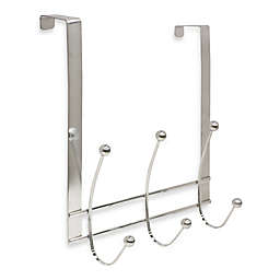 Home Basics® Over-the-Door 3-Hook Flat Wire Hanger in Chrome