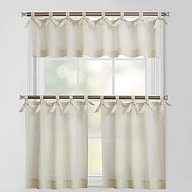 Bee &amp; Willow&trade; Tie Top Linen Window Valance. View a larger version of this product image.