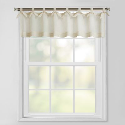 Bee &amp; Willow&trade; Tie Top Linen Window Valance