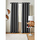 Alternate image 0 for Studio 3B&trade; Cotton Linen 63-Inch 100% Blackout Window Curtain Panel in Dark Grey (Single)