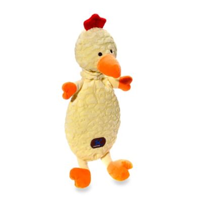 soft chicken dog toy