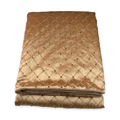Austin Horn Classics Ashley Coverlet In Gold Bed Bath Beyond