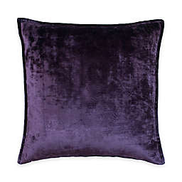 Austin Horn Classics Escapade Velvet Square Throw Pillow in Purple