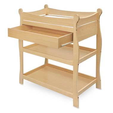 sleigh style changing table