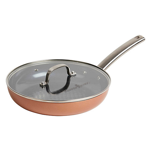 Alternate image 1 for Copper Chef™ Black Diamond Nonstick 10-Inch Covered Round Fry Pan