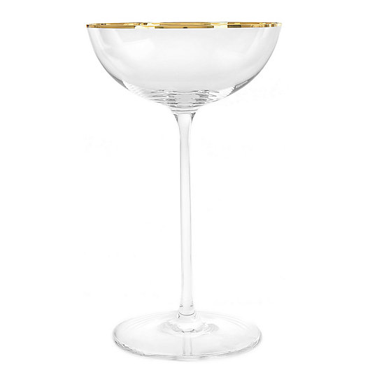 Alternate image 1 for Olivia & Oliver™ Madison Gold Cocktail Glasses (Set of 4)