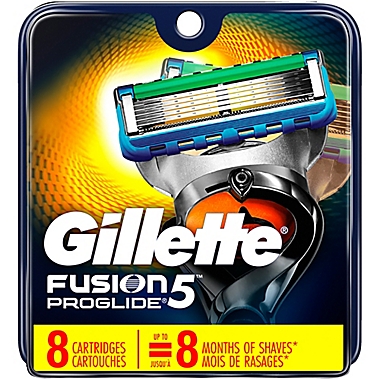 Gillette&reg; Fusion&reg; ProGlide&reg; 8-Count Razor Cartridges. View a larger version of this product image.