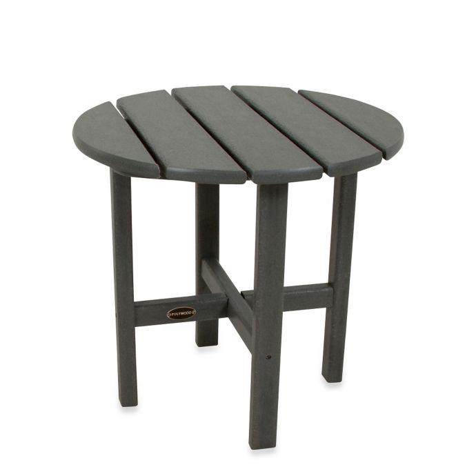 POLYWOOD® 18Inch Round Side Table Bed Bath & Beyond