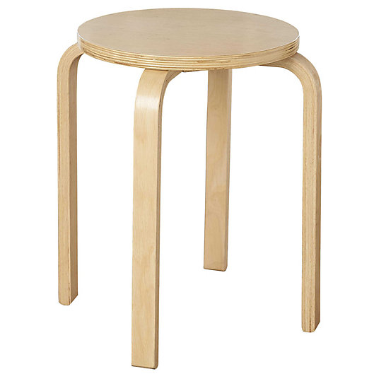 Alternate image 1 for Bentwood Stacking Stools (Set of 4)