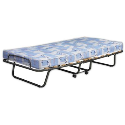 Knollwood Studio Folding Bed In Blue, Metalcrest Twin Rollaway Folding Bed
