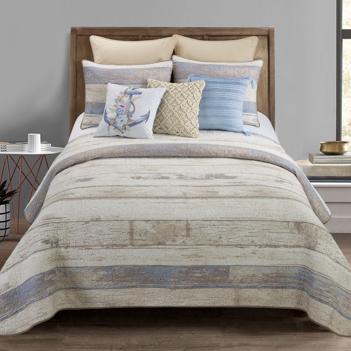 Donna Sharp Bleached Boardwalk 3 Piece Quilt Set Bed Bath Beyond
