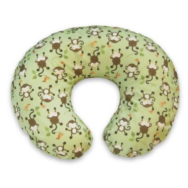 boppy pillow with monkey slipcover